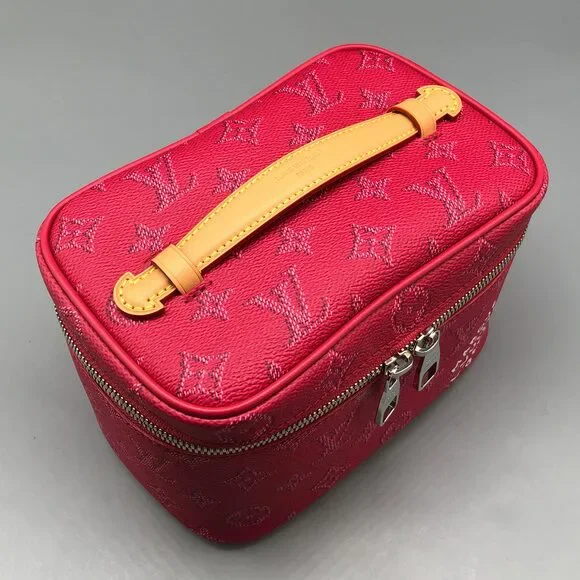 Louis Vuitton Nice Mini Monogram Empreinte Pink Vanity Case Bag - Picture 7 of 15